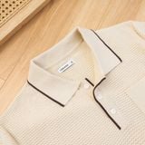  Áo Polo len basic thêu logo ngực GWTE811 