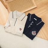  Áo Polo len basic thêu logo ngực GWTE811 