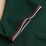  Áo polo trơn bo kẻ in logo Horse ngực GSTP869 