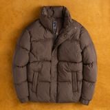  Áo khoác phao 3 lớp trơn chần bông cổ cao GWCF302 