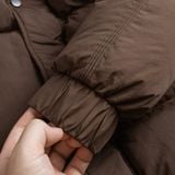  Áo khoác phao 3 lớp trơn chần bông cổ cao GWCF302 