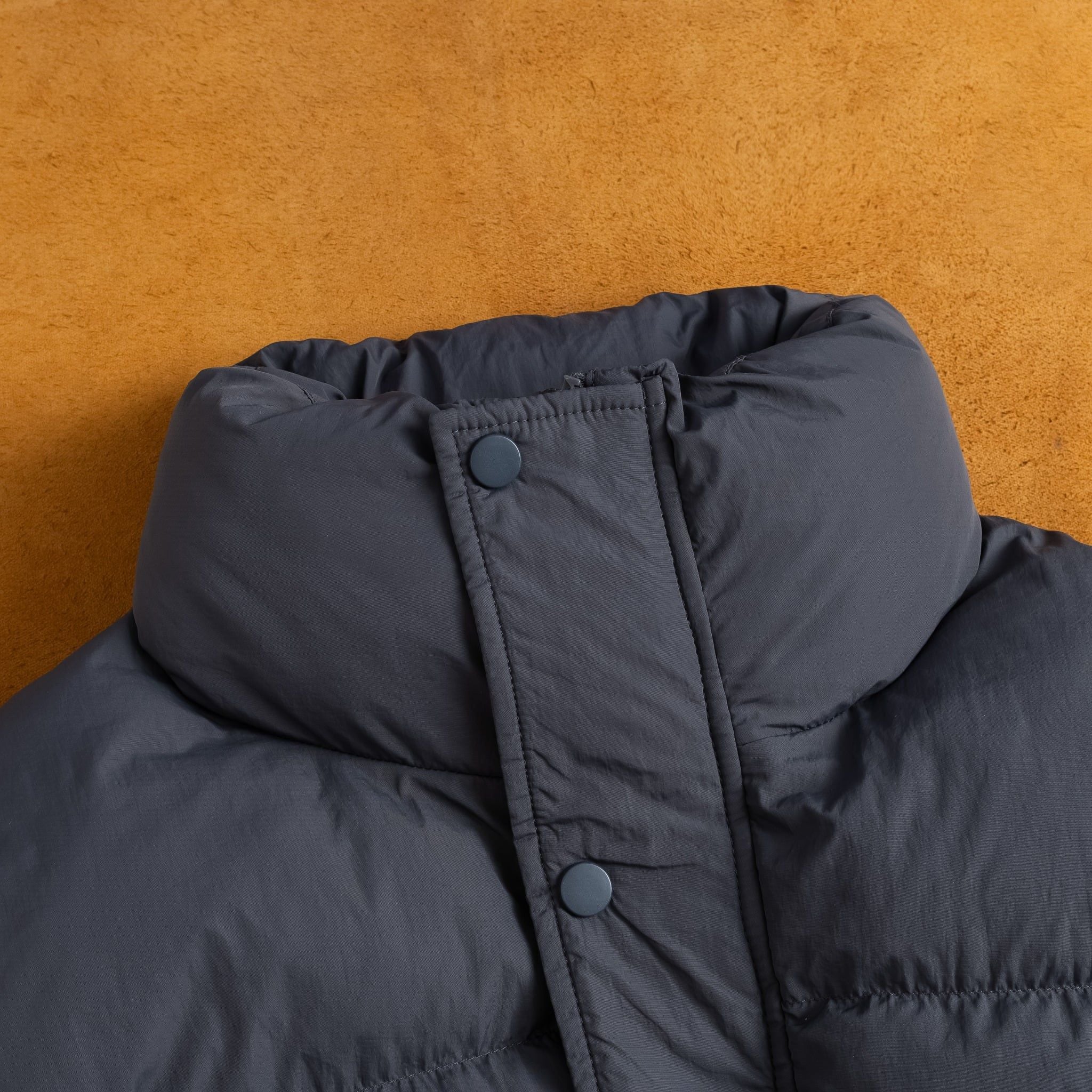  Áo khoác phao 3 lớp trơn chần bông cổ cao GWCF302 