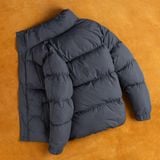  Áo khoác phao 3 lớp trơn chần bông cổ cao GWCF302 