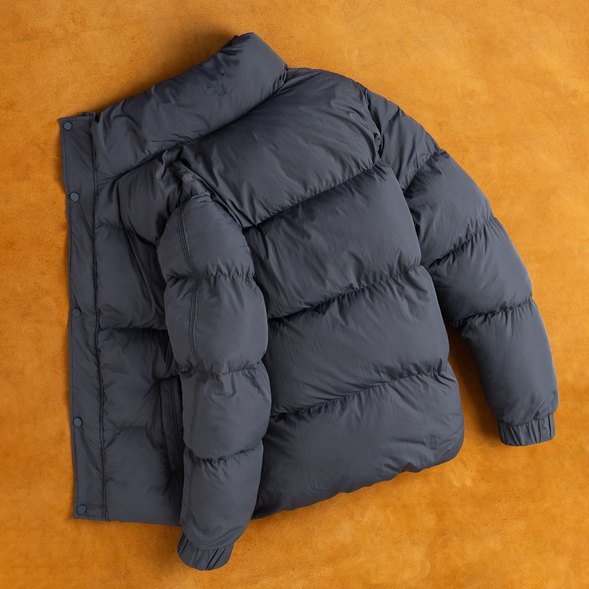  Áo khoác phao 3 lớp trơn chần bông cổ cao GWCF302 