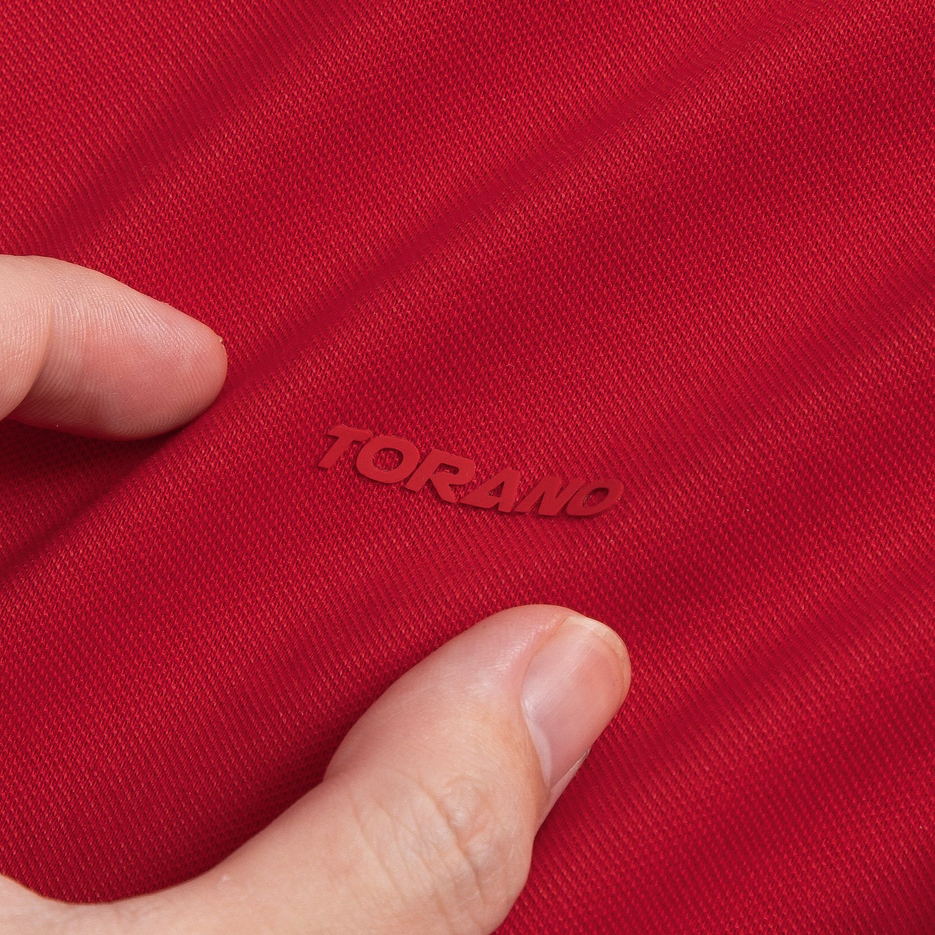  Áo polo trơn bo kẻ in logo Torano ngực GSTP845 