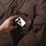  Áo khoác phao 3 lớp chần bông mũ liền GWCF303 