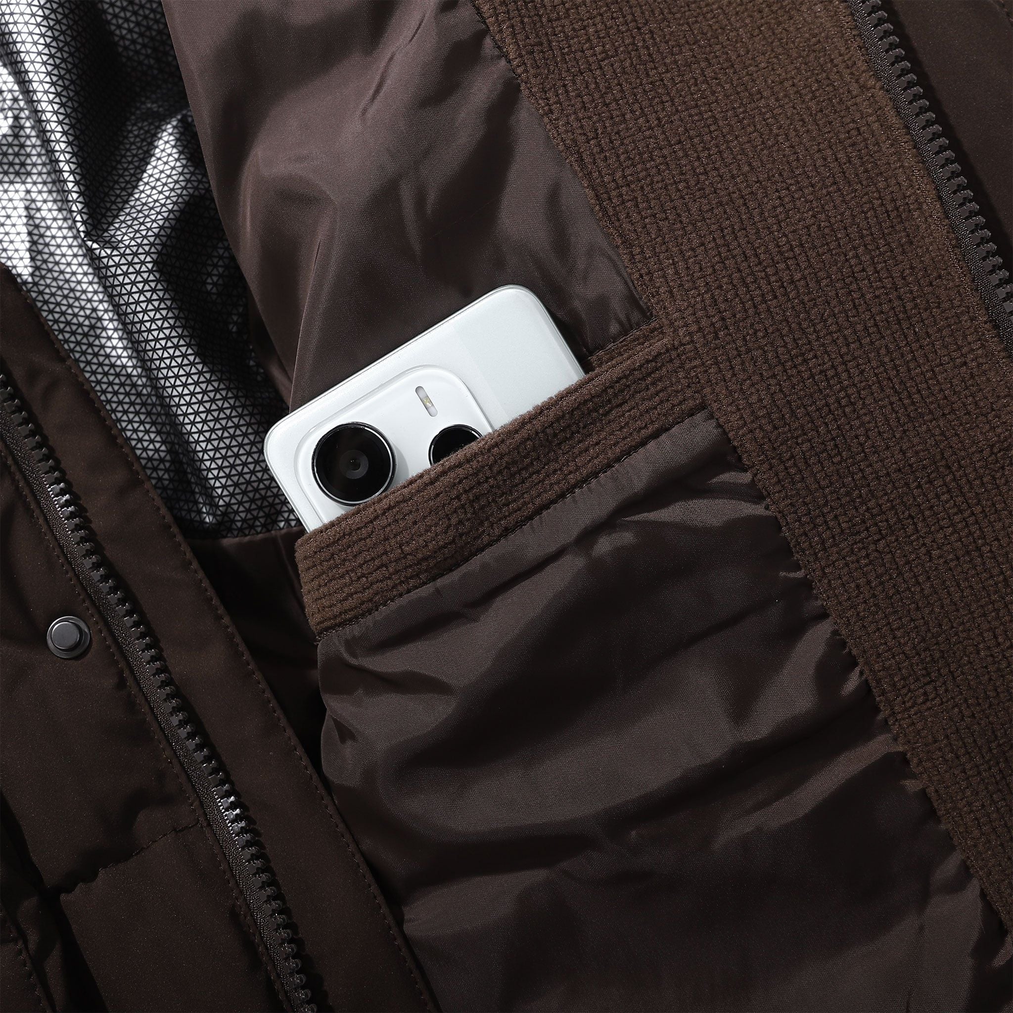  Áo khoác phao 3 lớp chần bông mũ liền GWCF303 