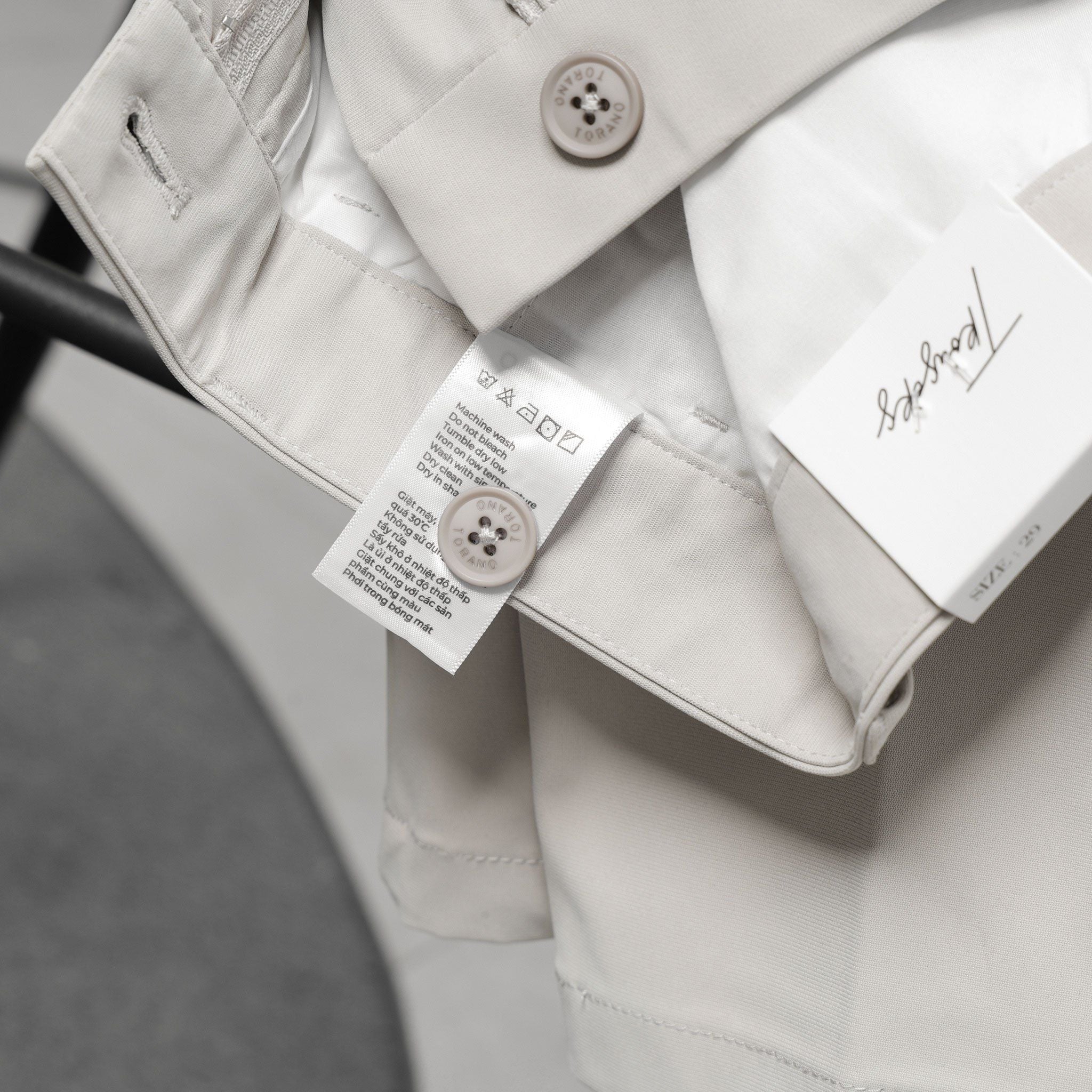  Quần kaki dài túi chéo basic slimfit GABK852 