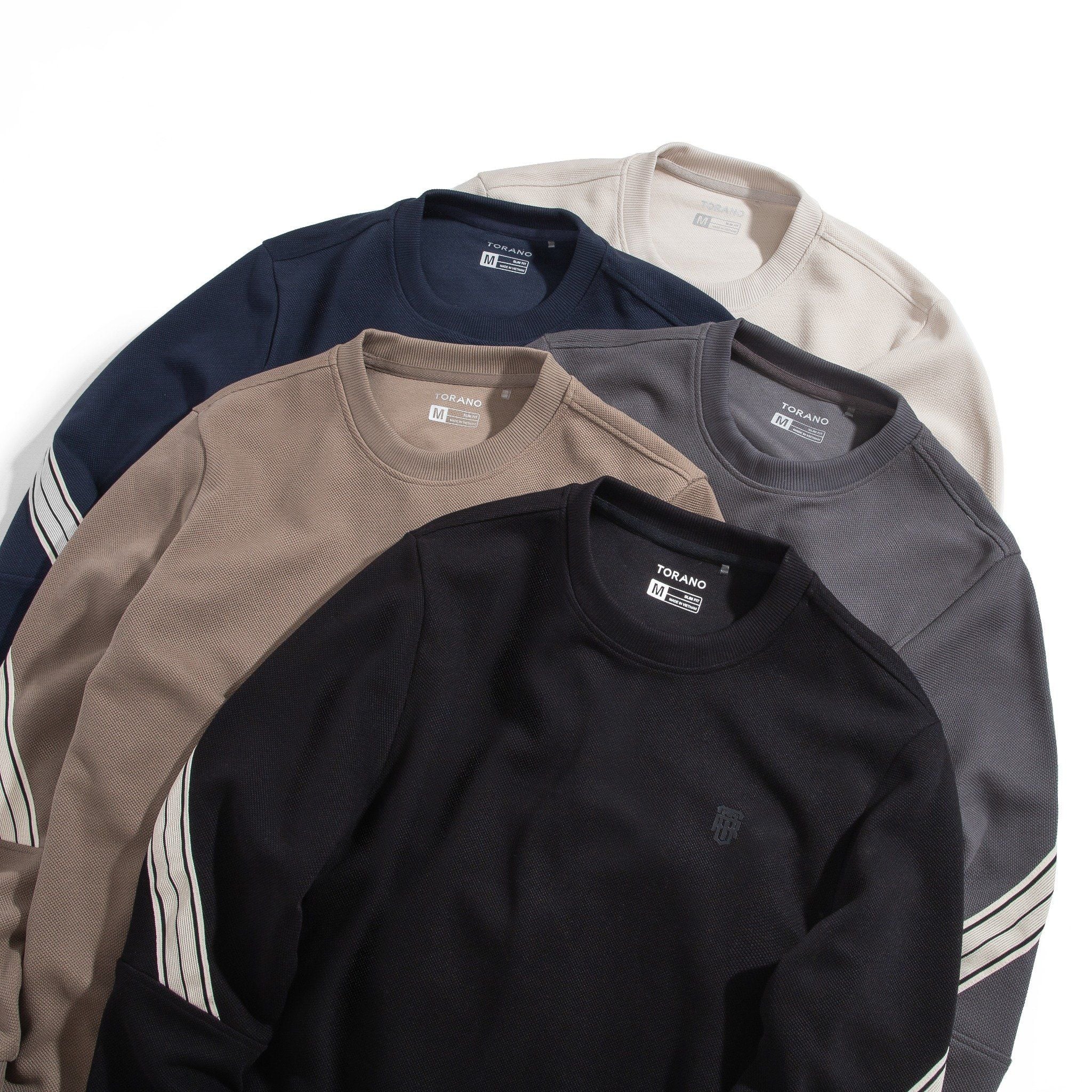  Áo nỉ bộ can phối tay GWTW901 - GWBS901 