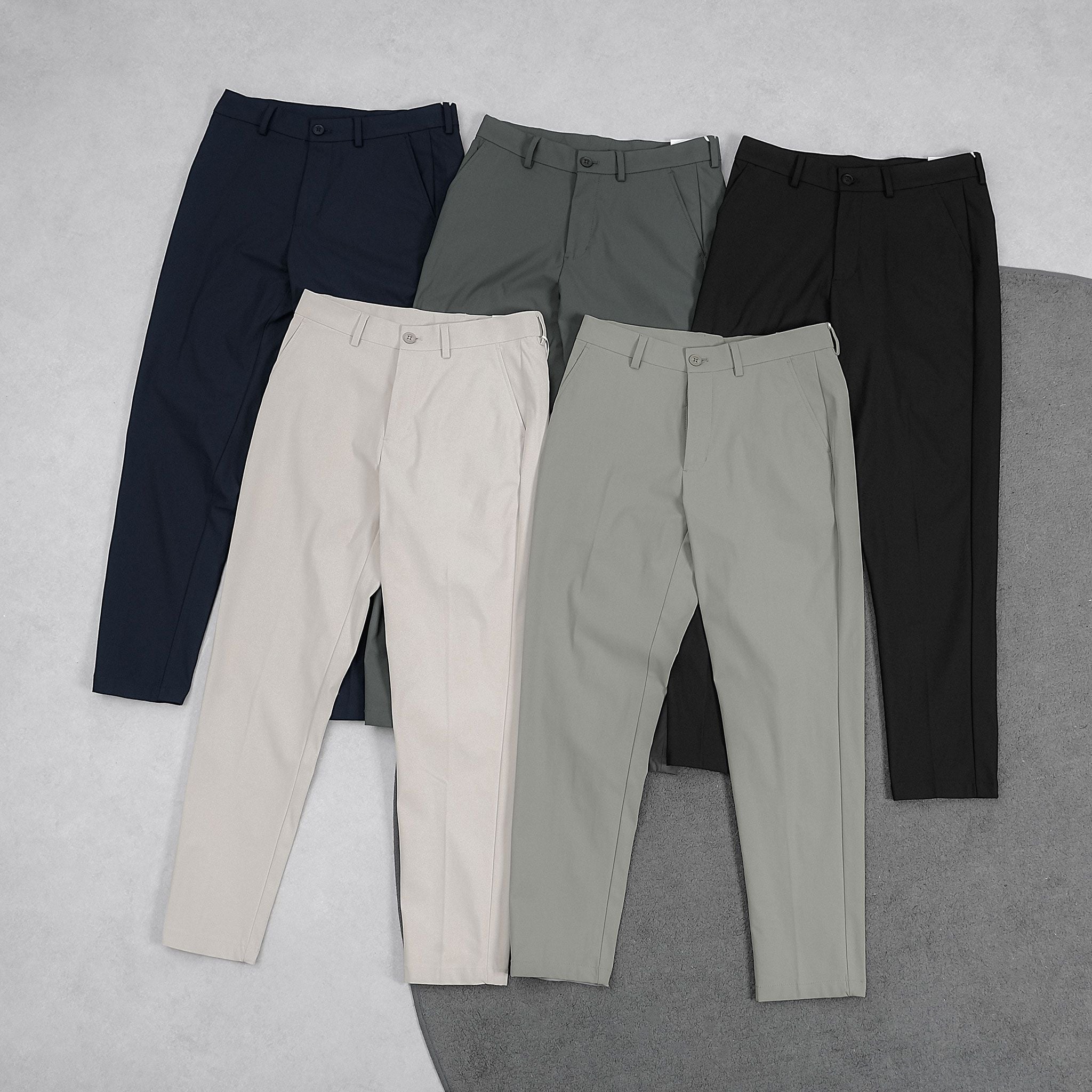  Quần kaki dài túi chéo basic slimfit GABK852 