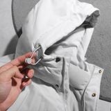  Áo khoác phao 3 lớp chần bông mũ liền GWCF303 