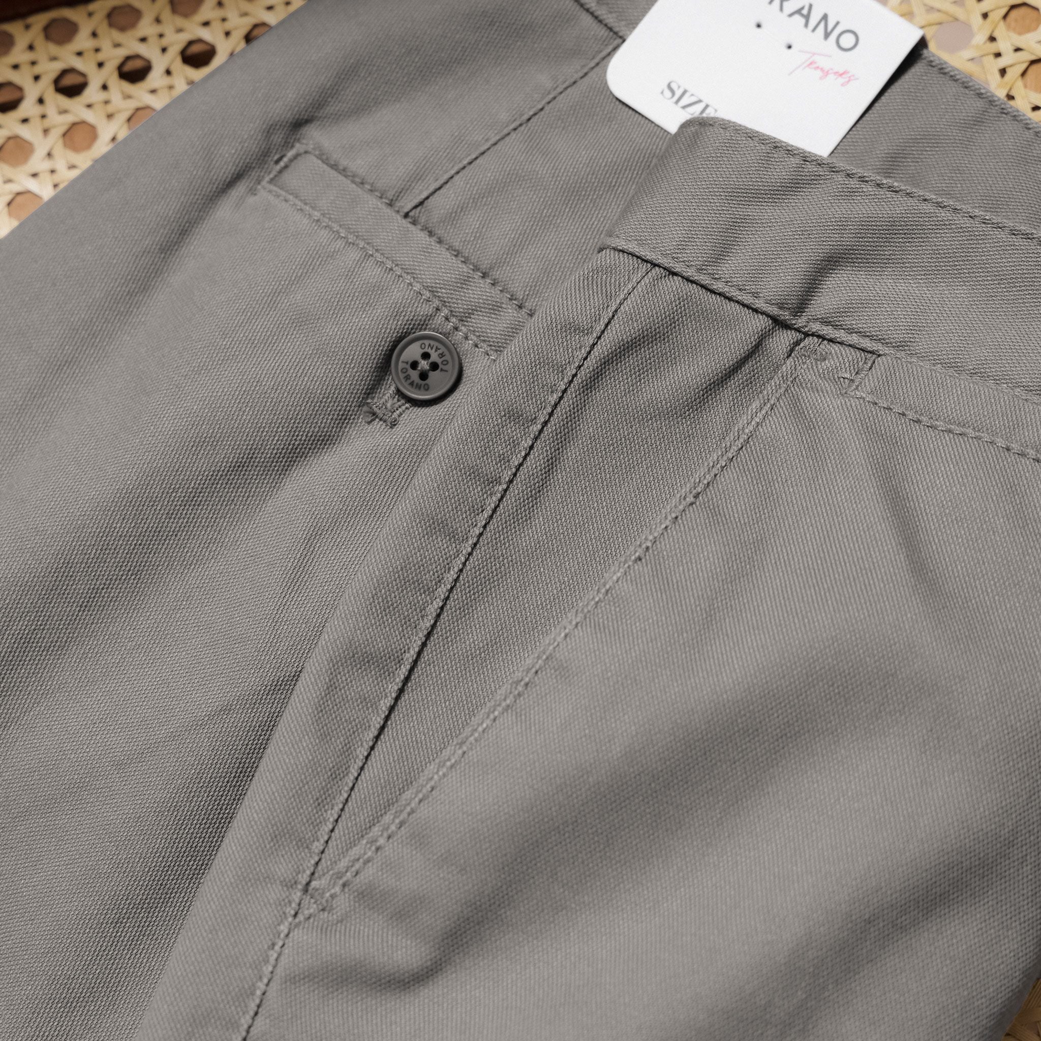  Quần kaki dài túi chéo basic slimfit GABK841 