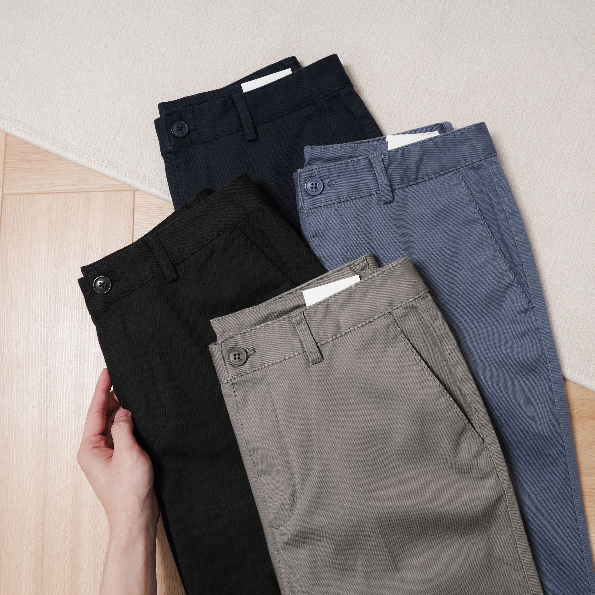  Quần kaki dài túi chéo basic slimfit GABK841 