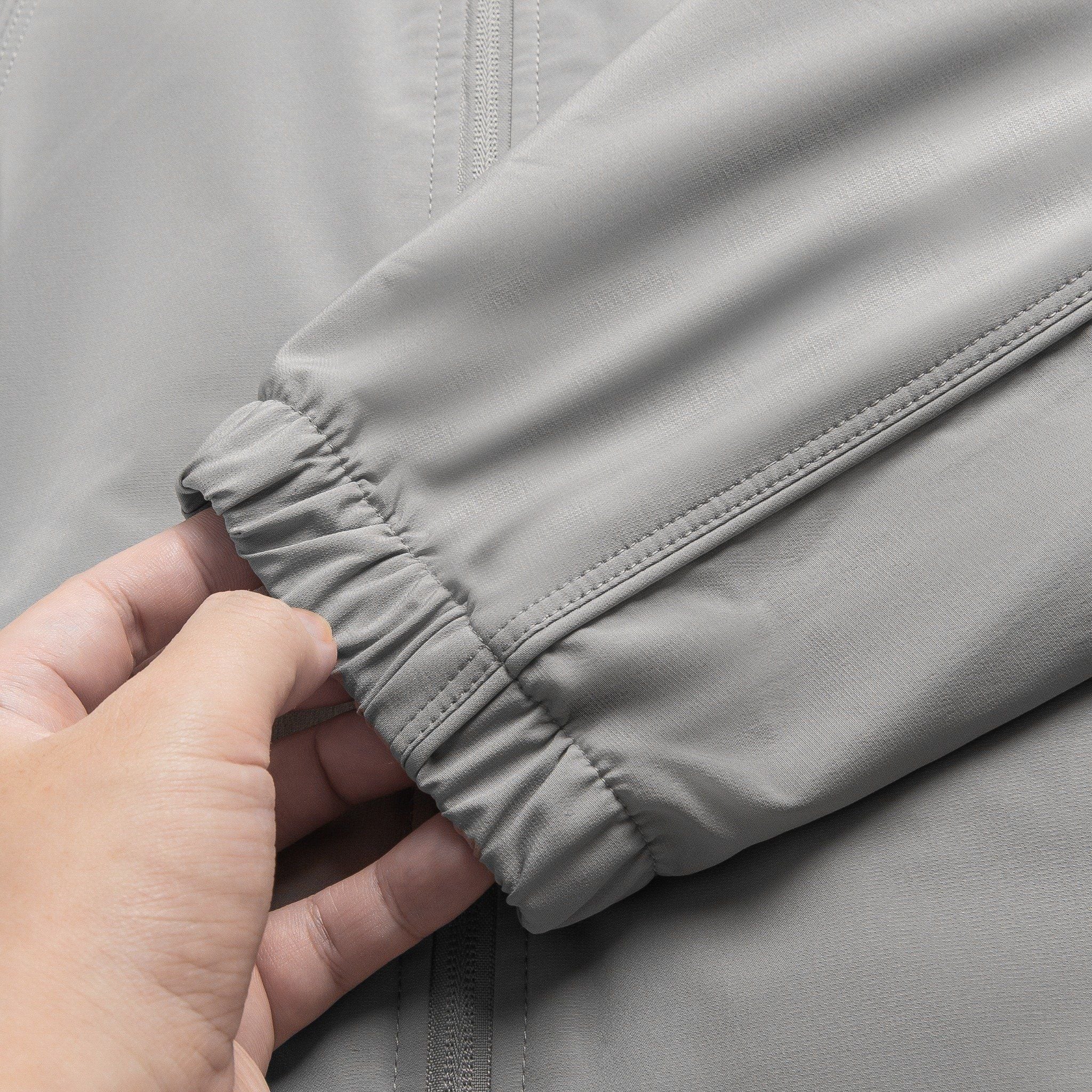  Áo khoác bộ gió 2 lớp can phối mũ liền GWCW051 - GWBW051 