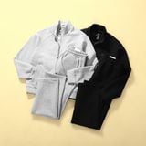  Quần nỉ bộ trơn basic regularfit túi chéo GWCS502 - GWBS502 