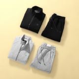  Quần nỉ bộ trơn basic regularfit túi chéo GWCS502 - GWBS502 