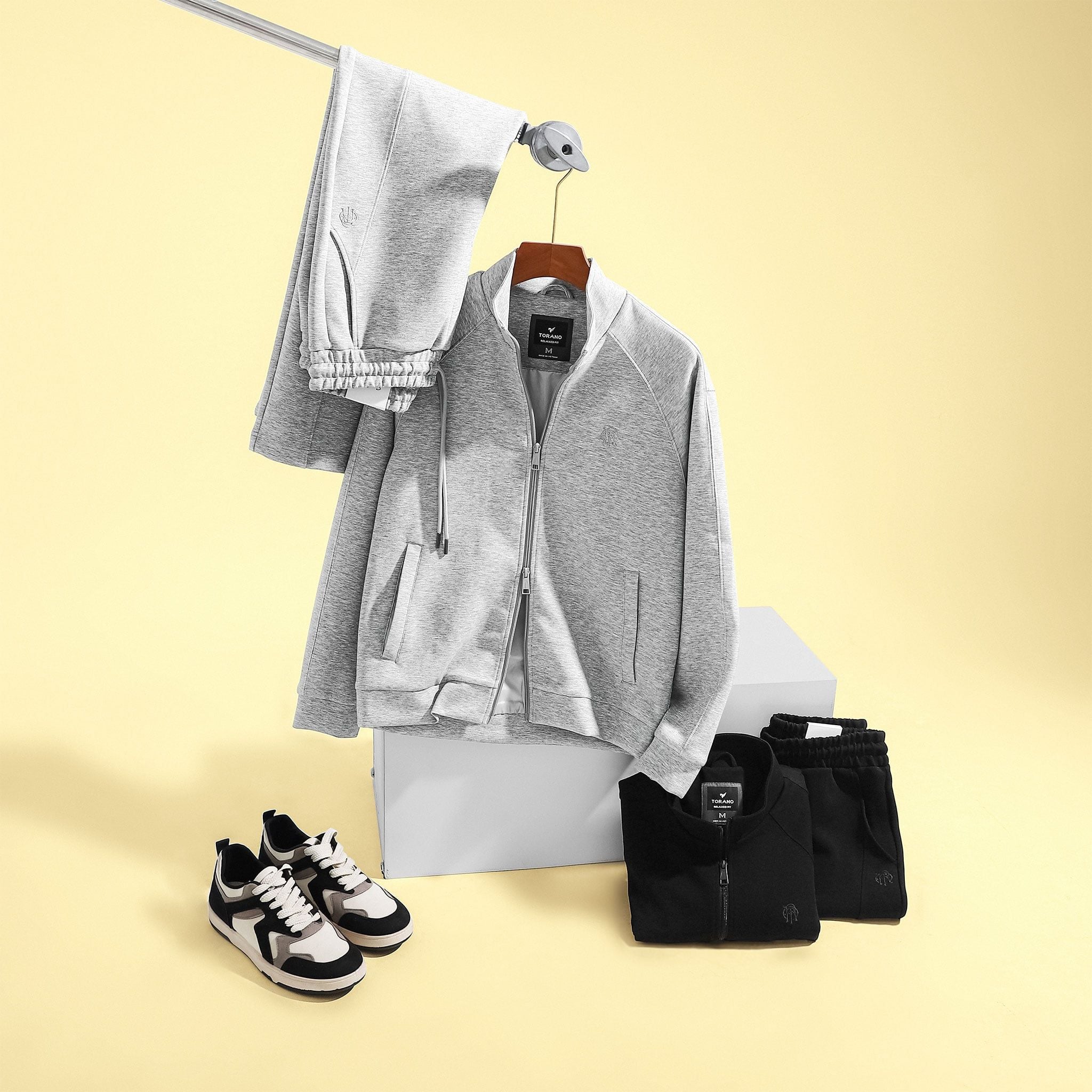  Áo khoác nỉ bộ cổ cao thêu logo ngực GWCS502 - GWBS502 