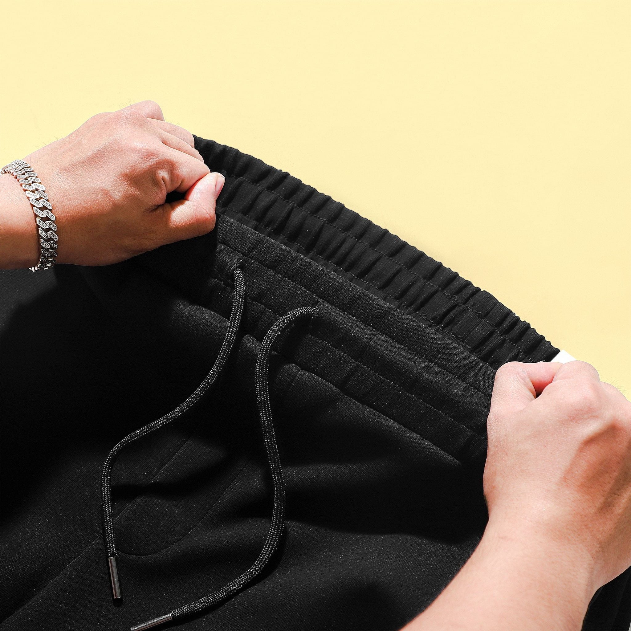  Quần nỉ bộ trơn basic regularfit túi chéo GWCS502 - GWBS502 