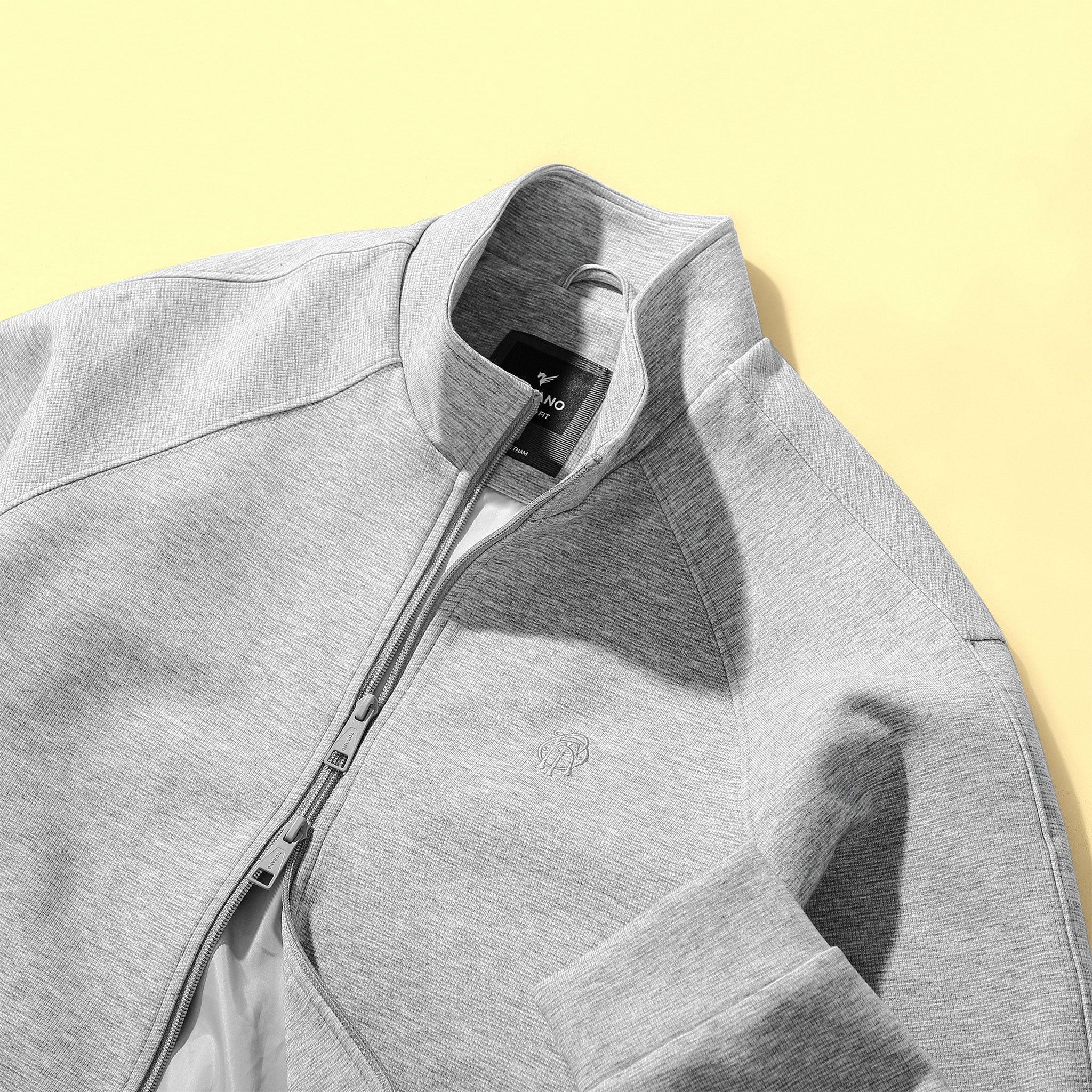  Áo khoác nỉ bộ cổ cao thêu logo ngực GWCS502 - GWBS502 