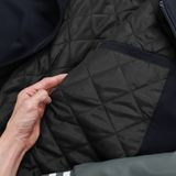  Áo khoác nỉ can phối cổ bomber thêu logo ngực GWCS501 