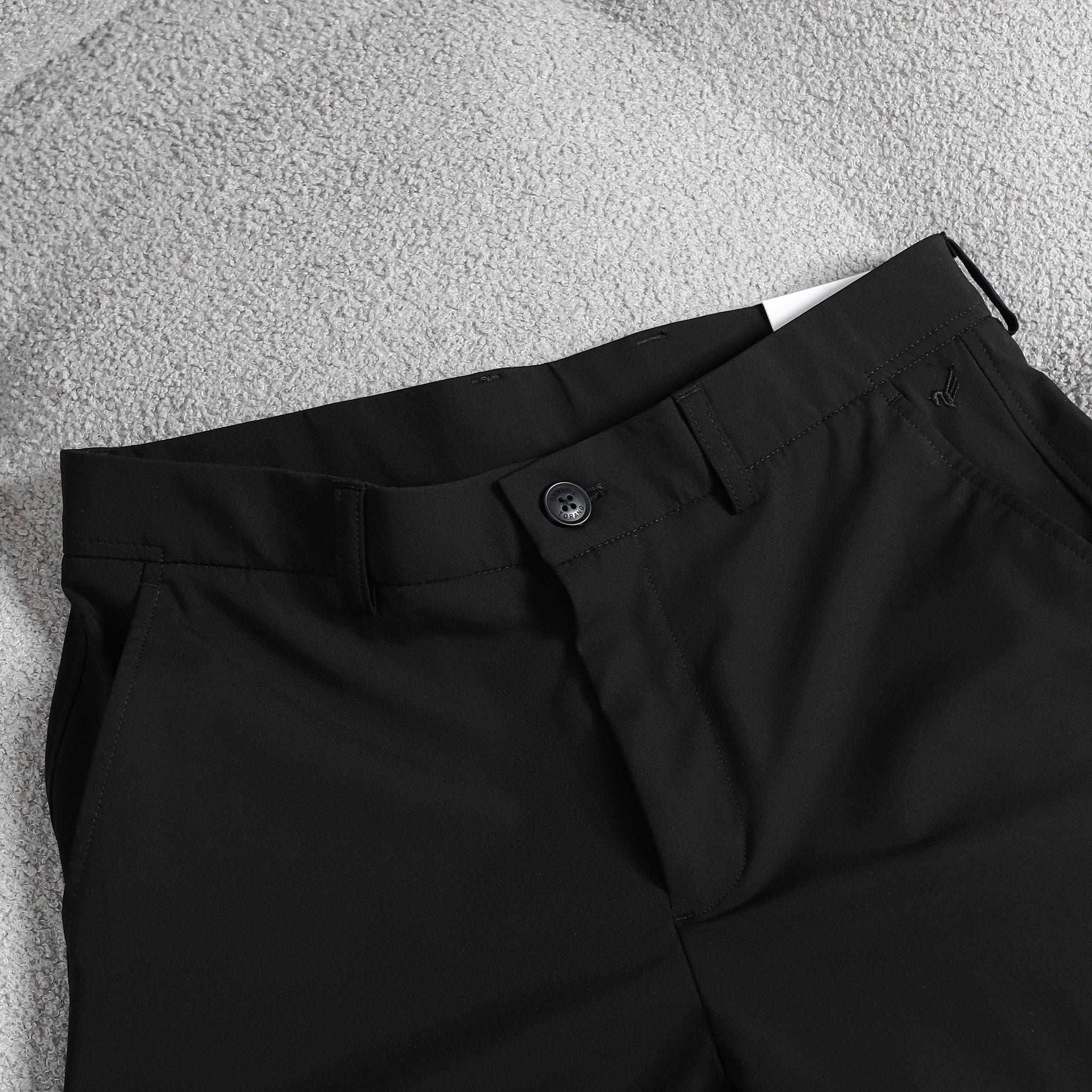  Quần âu slimfit trơn cạp luồn chun thêu logo GABT503 