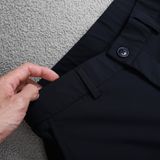  Quần âu slimfit trơn cạp luồn chun thêu logo GABT503 