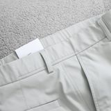  Quần âu slimfit trơn cạp luồn chun thêu logo GABT503 