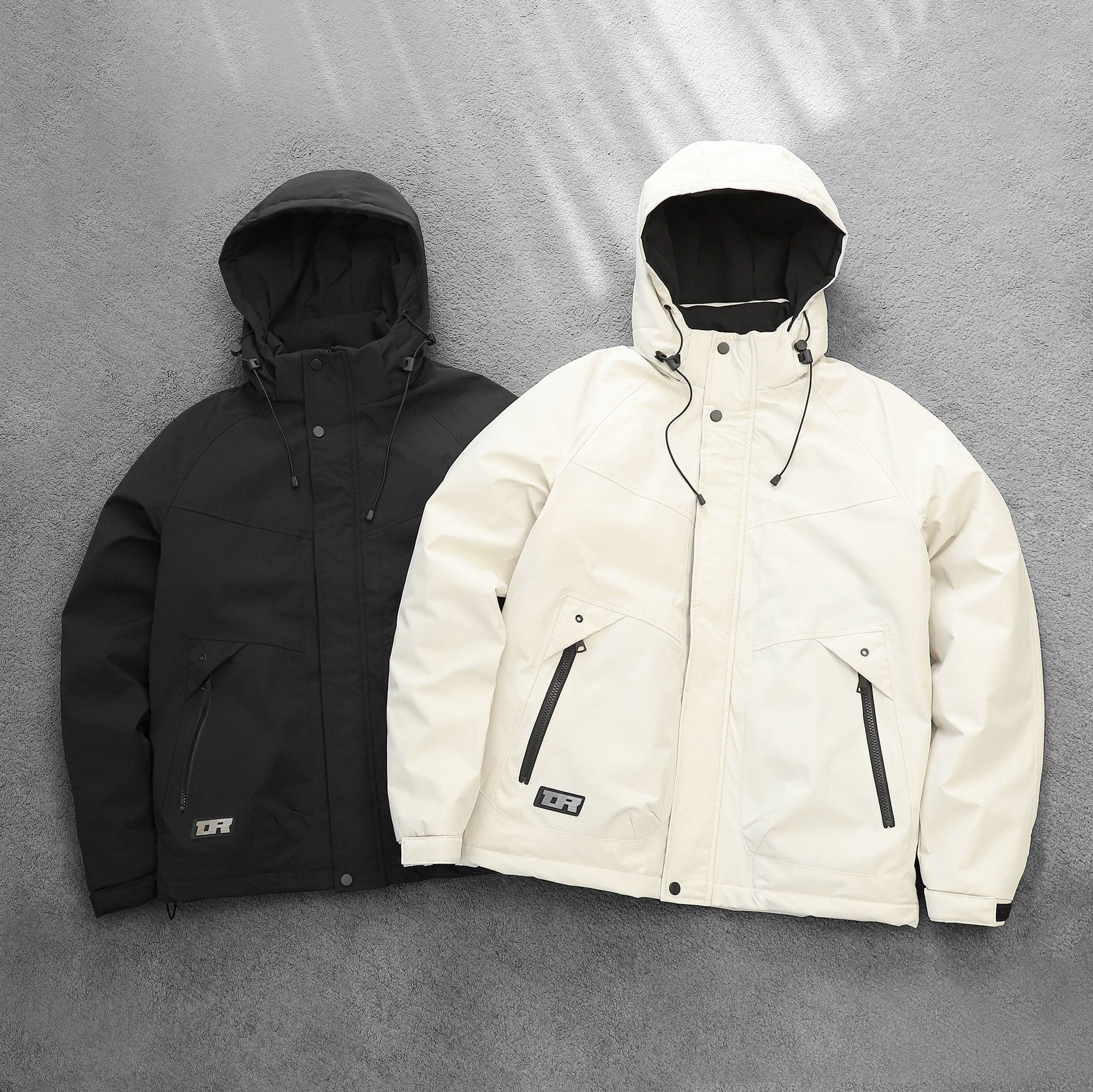  Áo khoác phao 3 lớp lót bông mũ rời GWCP302 