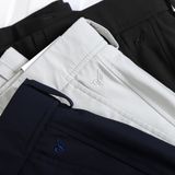  Quần âu slimfit trơn cạp luồn chun thêu logo GABT503 