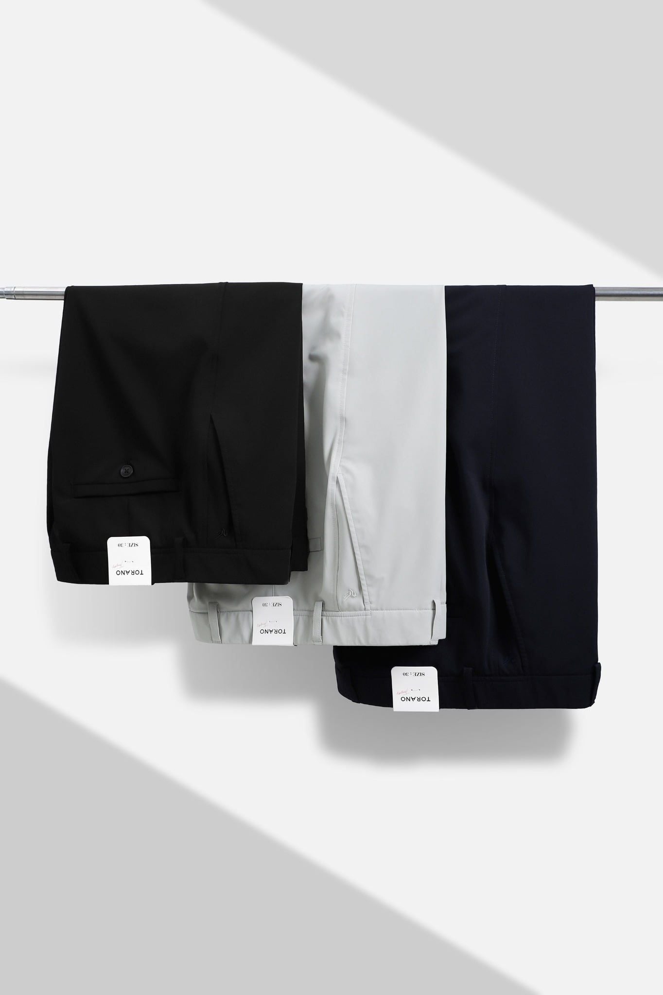  Quần âu slimfit trơn cạp luồn chun thêu logo GABT503 