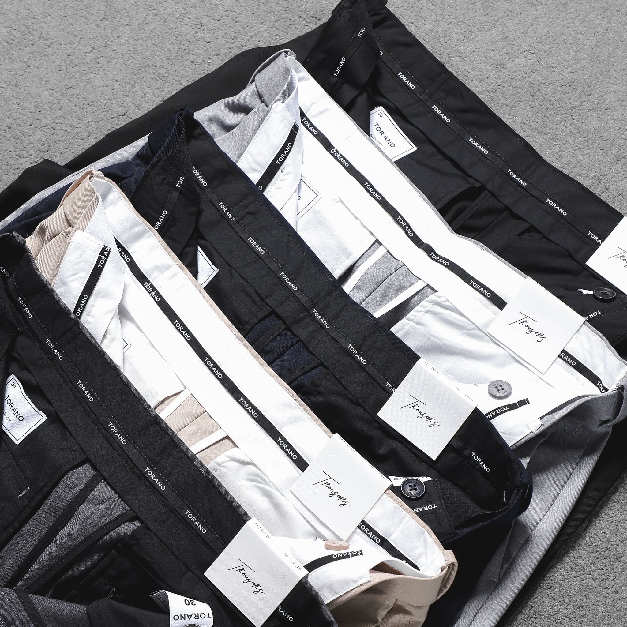  Quần âu slimfit trơn cạp chun gấu LV GABT892 