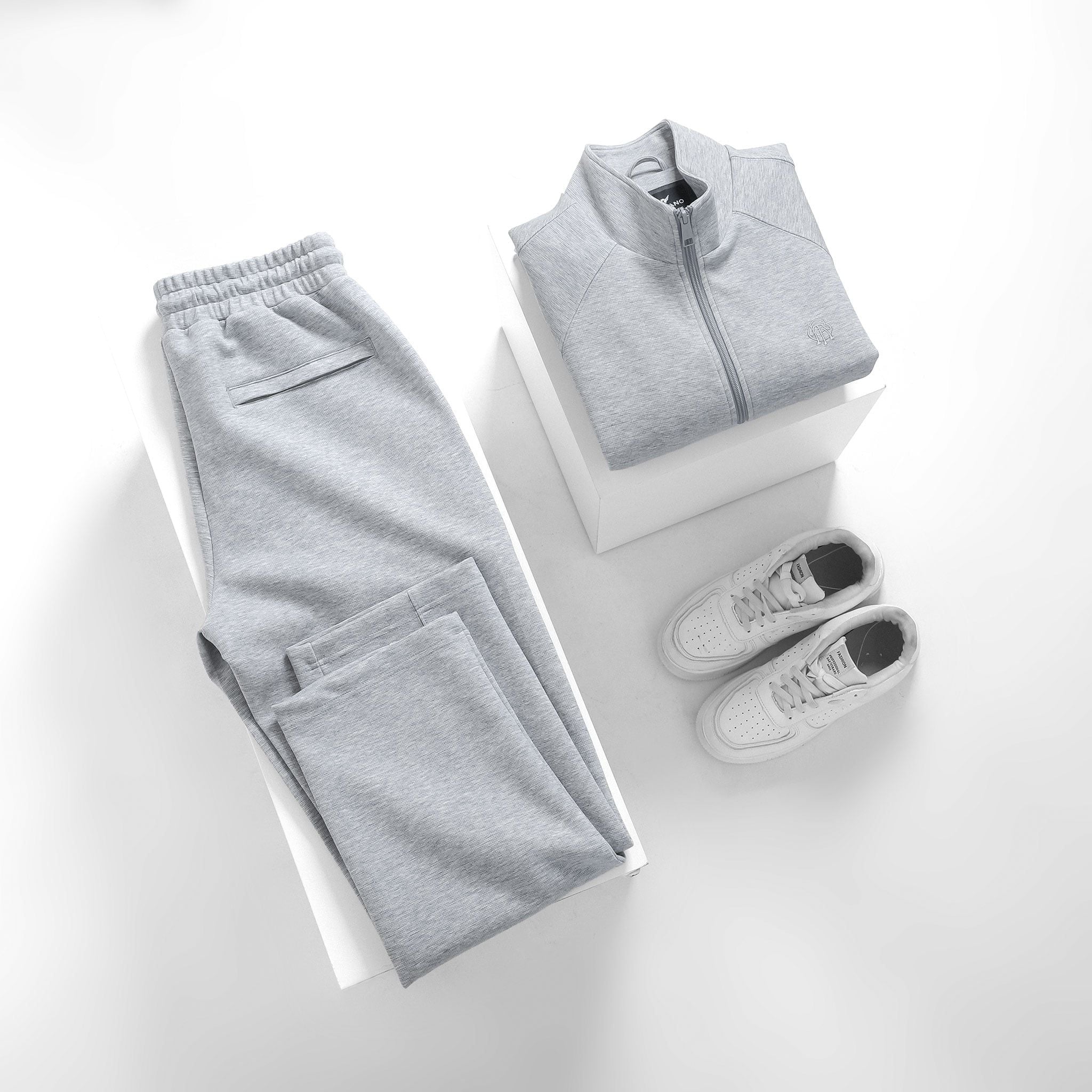  Quần nỉ bộ trơn basic regularfit túi chéo GWCS502 - GWBS502 