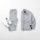  Áo khoác nỉ bộ cổ cao thêu logo ngực GWCS502 - GWBS502 