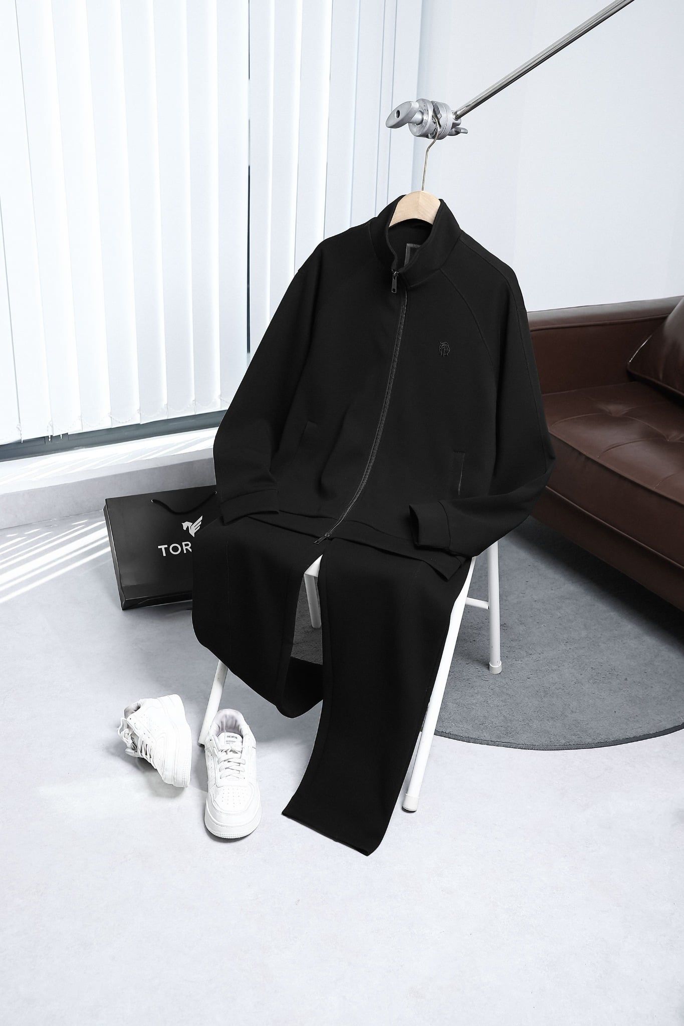  Áo khoác nỉ bộ cổ cao thêu logo ngực GWCS502 - GWBS502 