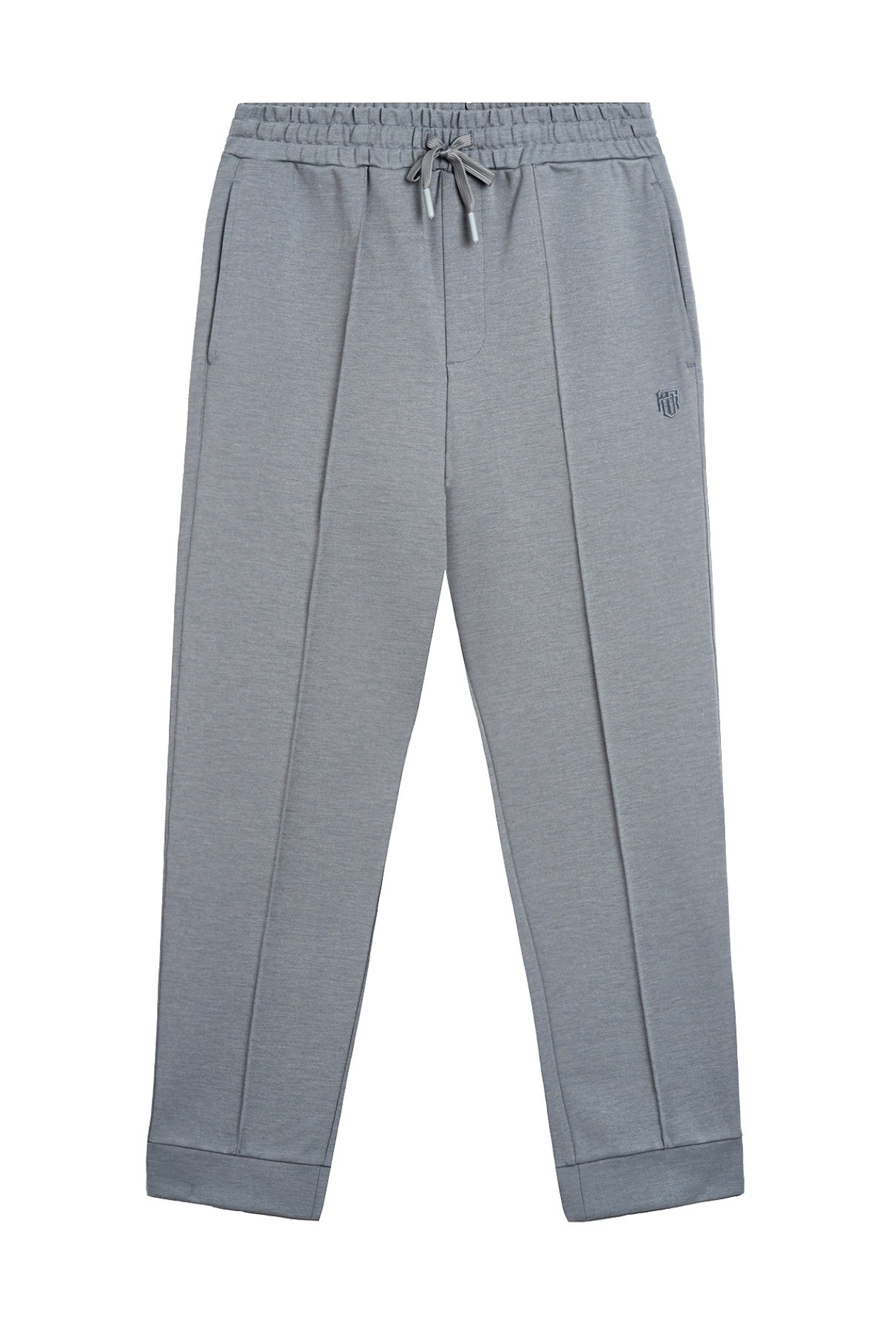 Quần nỉ bộ trơn basic slimfit túi chìm thêu logo GWCS821 - GWBS821