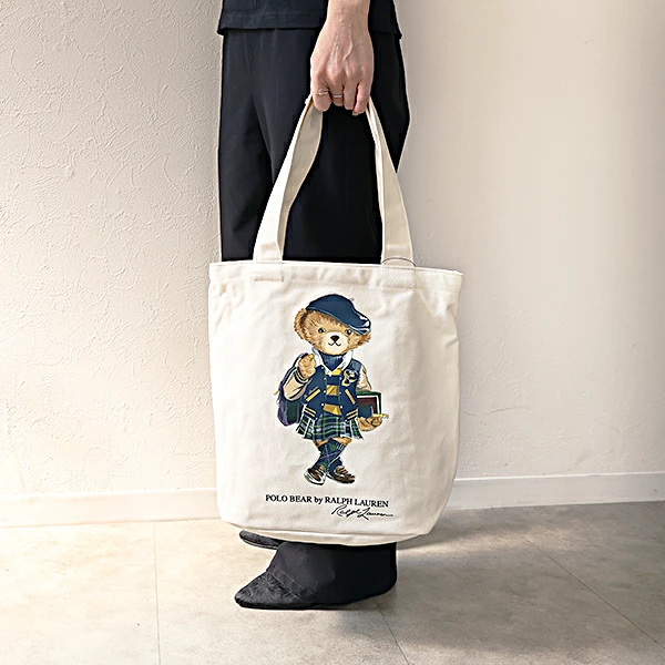  Túi Canvas Polo Bear Tote Bag Nam Nữ Hàng Chính Hãng | Fox Sneaker 