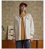  SALE - Áo New Era Jersey Tay Dài Kem Sọc Nâu Hàng Chính Hãng | 13789278 