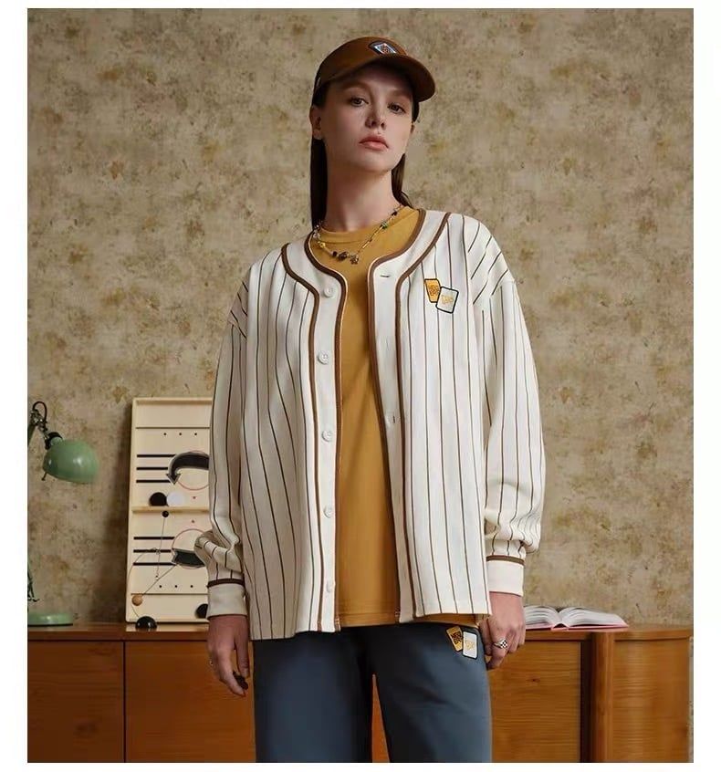  SALE - Áo New Era Jersey Tay Dài Kem Sọc Nâu Hàng Chính Hãng | 13789278 