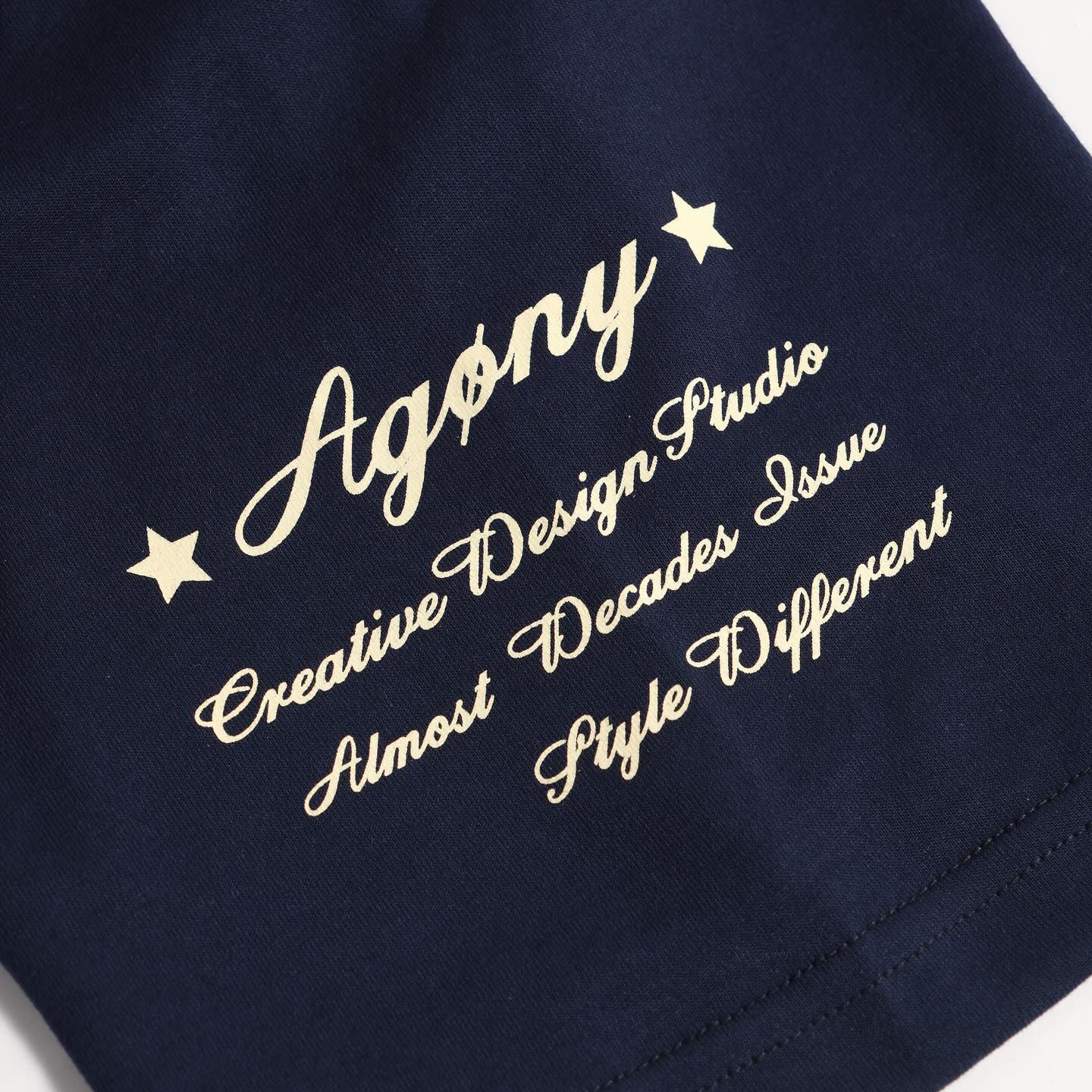  Áo Thun Agony Story LEGEND Basketball Bear Season 2025 Màu Xanh Navy Hàng Chính Hãng 