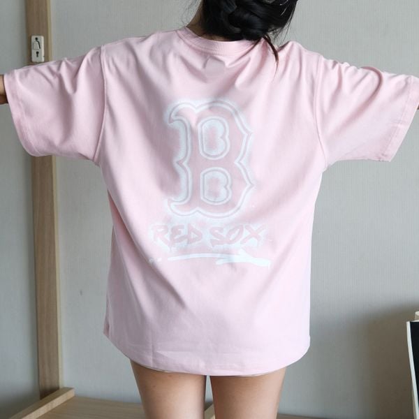  SALE - Áo Thun New Era B Hồng Logo Sơn 16301789 