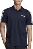  Polo Adidas 3 Sọc Logo Chữ Màu Navy Hàng Chính Hãng EJ0925 
