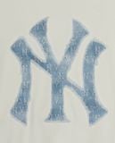  Sweater MLB Mono Denim Trắng 3AMTM0851 