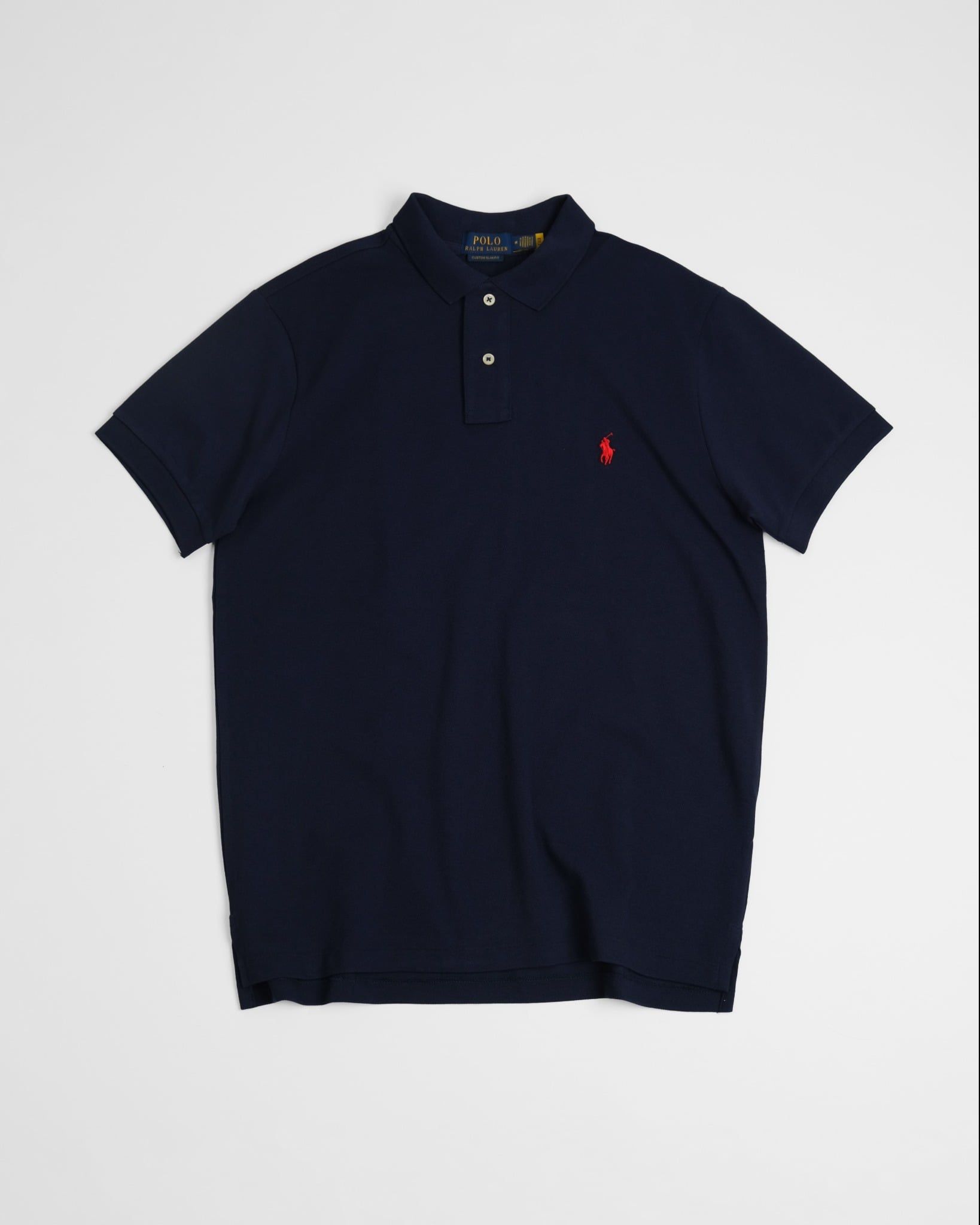  Polo Ralph Lauren Màu Navy Custome Slim Fit 