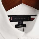  Áo Polo Tommy Hilfiger Slim Fit Flag Tipped In Fresh White | 78J9762 100 