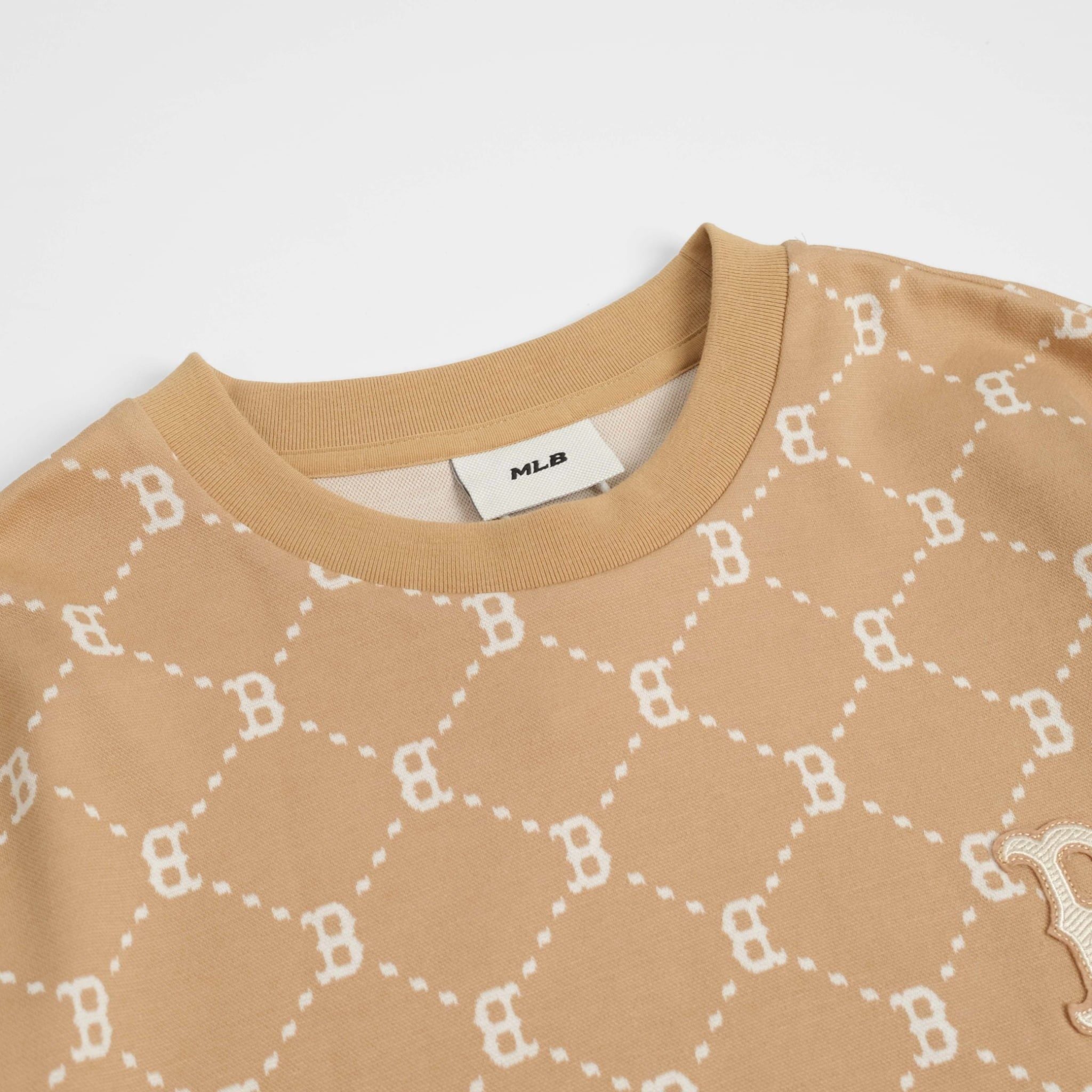  Áo Sweater MLB B Mono SS24 Hàng Chính Hãng Màu Nâu 