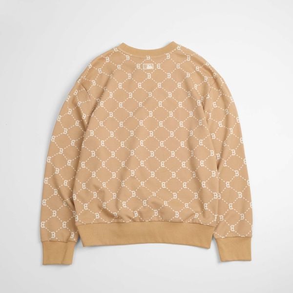  Áo Sweater MLB B Mono SS24 Hàng Chính Hãng Màu Nâu 