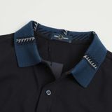  Polo Fred Perry Xanh Cổ Sọc Hàng Chính Hãng 