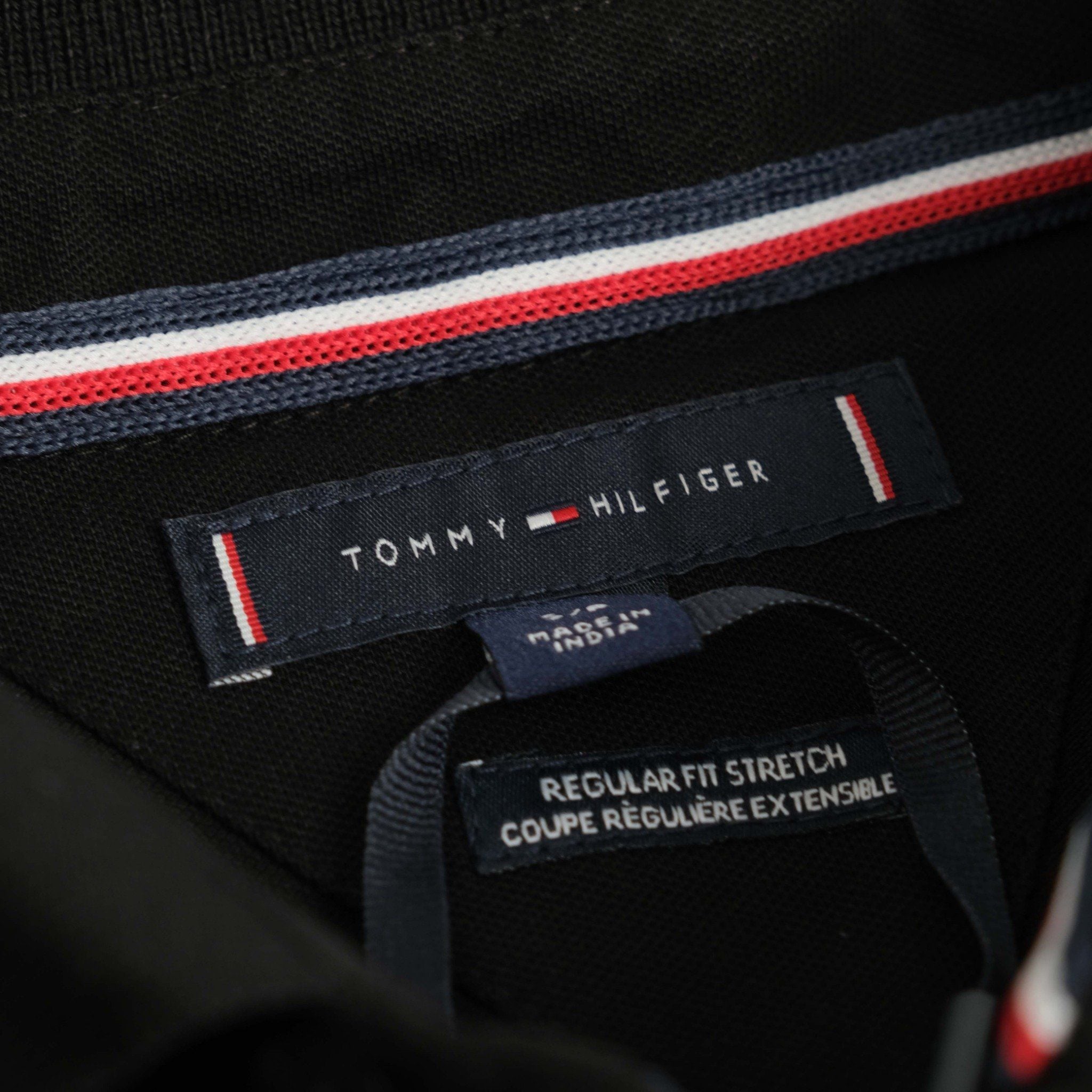  Áo Polo Tommy Hilfiger 1985 Logo Black 78J6983 001 Hàng Chính Hãng 