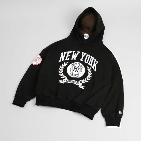  Hoodie New Era New York Đen 14362962 Hàng Chính Hãng 