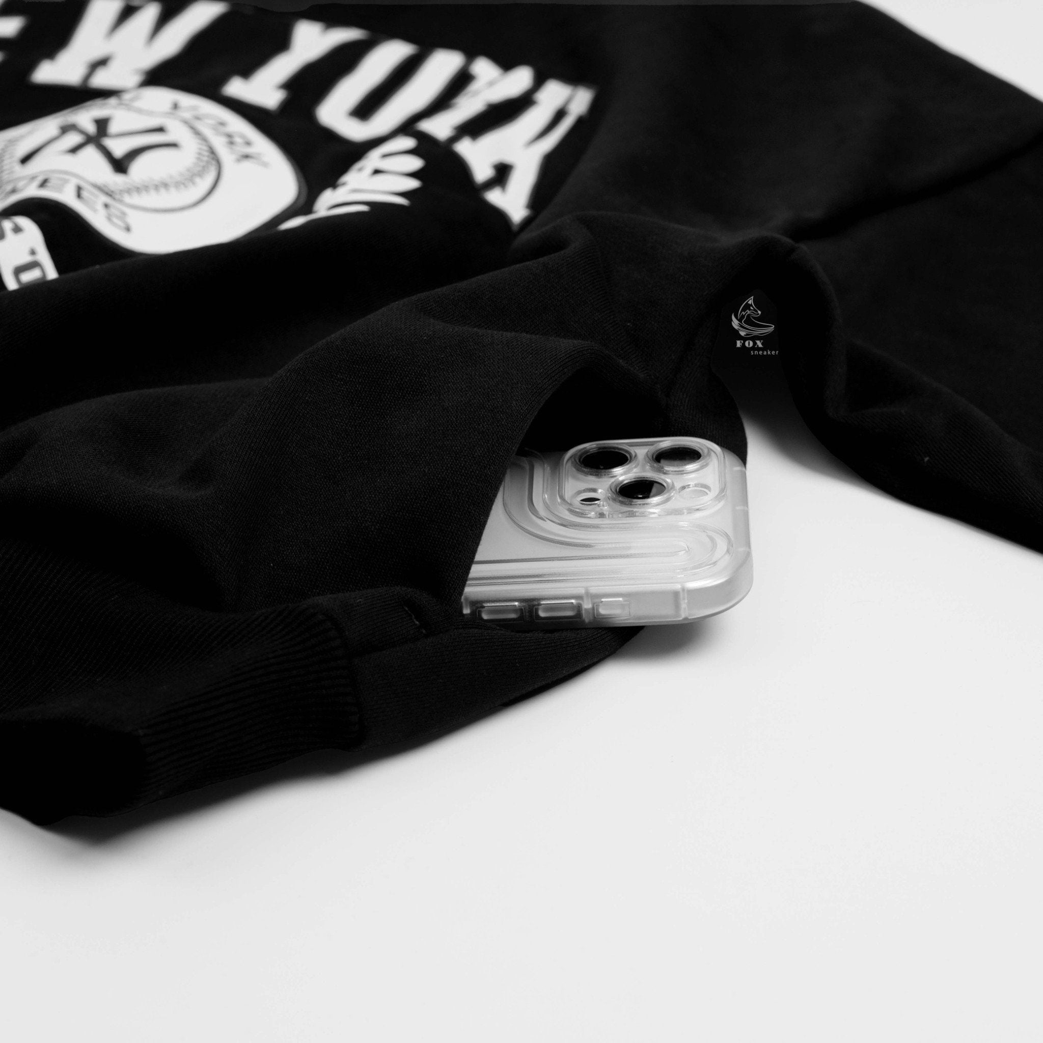  Hoodie New Era New York Đen 14362962 Hàng Chính Hãng 